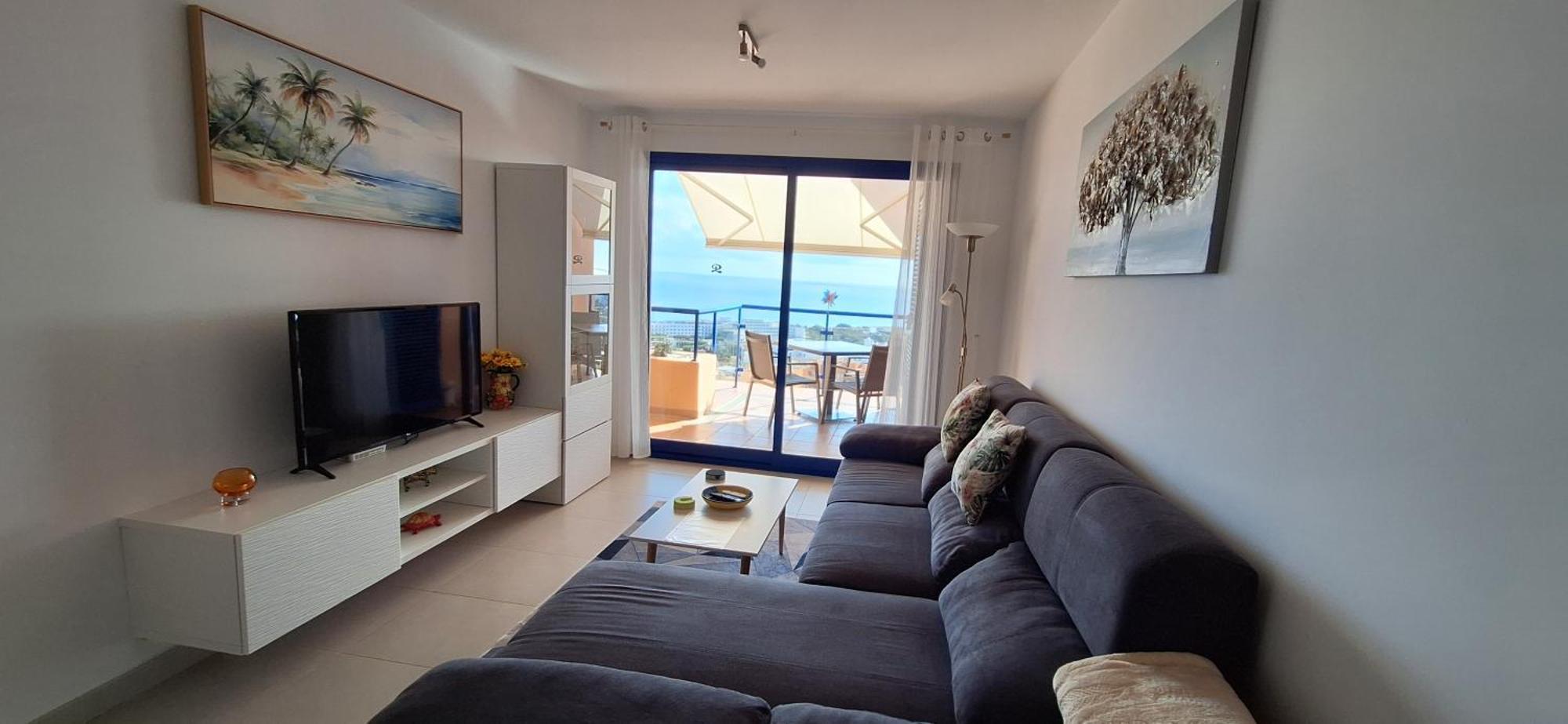 Sea View Cozy Apartment La Tanita Мохакар Экстерьер фото
